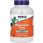 Вітаміни та мінерали NOW Magnesium 400мг 180 вег капсул
