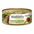 Вологий корм для собак Basttet`o Original Яловичина зі шматочками лосося та овочами в желе
