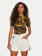 Top damski Versace Jeans Couture vjc76hafmn8cmn45g89 M Czarny/Żółty (8052019601114)