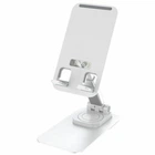 Настільний тримач підставка для телефона HOCO PH50 Ivey folding rotatable desktop holder White (6931474782878)