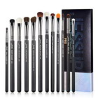 Набір пензлів для макіяжу глаз Jessup Pro Eyeshadow Brushes T339 12 шт (6976074373392)