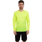 Форма футбольная комплект лонгслив и шорты SP-Sport CO-1908-1 (полиэстер, размер 2XL, цвет салатовый-черный)