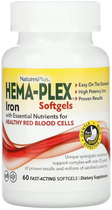 Залізо Nature's Plus Hema-Plex 60 softgels