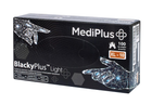 Рукавички нітрилові MediPlus BlackyPlus Light 3,5 г XL Чорні 100 шт (00-00000281)