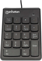 Клавіатура дротова Manhattan Numeric Keypad USB Black (176354)