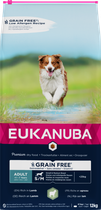 Сухий корм для дорослих собак Eukanuba дрібних і середніх порід Ягня 12 кг (8710255190235)