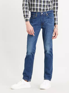 Джинси Slim fit чоловічі Levi's 511 Slim 04511-1163 33-34 Темно-сині (5415153940830)