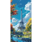 Картина по номерам "Eiffel Tower" 11571-AC 40х80