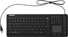 Klawiatura przewodowa Keysonic KSK-6231 w/ Touchpad Black (4250078188766)