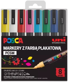 Набір різнокольорових маркерів Uni Posca PC-5M 8 шт (5906340928347)