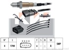 Лямбда-зонд KW (аналог EPS 1.998.251/Facet 10.8251) (498251)