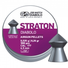 Пули JSB Diabolo Straton Jumbo, 4,5 мм, 0,535 гр, 500 шт