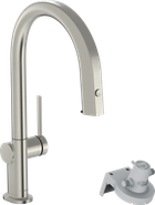 Смеситель для кухонной мойки HANSGROHE AQITTURA M91 76803800, нержавеющая сталь