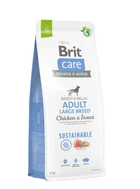 Корм для собак великих порід Brit Care Dog Sustainable Adult Large Breed з куркою та комахами