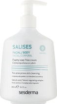 Крем для вмивання, що піниться SeSderma Salises Foamy Soapless Cream 250ml (300ml) (396633-1538301-2)