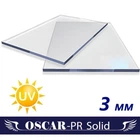 Монолітний полікарбонат Oscar-Pr Solid прозорий 3 мм