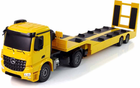 Laweta zdalnie sterowana Leantoys Mercedes Arocs 1:20 Żółta (5905323210387)