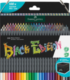 Набір кольорових олівців Faber-Castell Black Edition 100 шт (4005401164111)