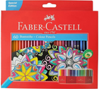 Набір кольорових олівців Faber-Castell Замок 3.3 мм 60 шт (4005401112600)