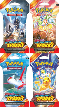 Карти для настільної гри Rebel Pokémon TCG: Scarlet & Violet - Surging Sparks - Sleeved Booster Display 24 шт. (820650869334)