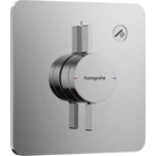 Внешняя часть смесителя без скрытой части HANSGROHE DuoTurn Q хром латунь 155x155мм 75614000