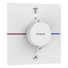 Внешняя часть смесителя без скрытой части HANSGROHE ShowerSelect Comfort E белый латунь 155x155мм 15572700