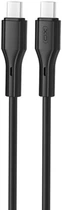 Кабель XO NBQ231B Rock Series Type-C to Type-C Data Cable 1 м (6920680833498)