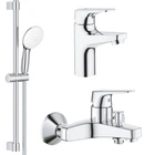 Набор смесителей для ванны GROHE BauFlow хром латунь UA121624S1