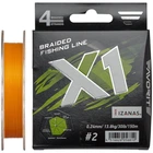 Шнур Favorite X1 PE 4x 150m (orange) #2.0/0.240 mm 30lb/13.8 kg