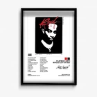 Постер в рамці з альбомом playboi carti whole lotta red А4