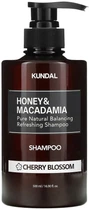 Натуральный шампунь для волос Kundal Honey&Macadamia White Musk с ароматом белого мускуса 500 мл (8809568740470)