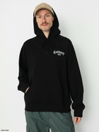 Bluza męska z kapturem oversize Carhartt WIP Hooded Onyx Script Sweat "Black" I032865-0D2XX M Czarna (4064958855910)