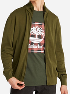 Bluza męska rozpinana streetwear Timberland TB0A2BMZ M Oliwkowa (196246841436)