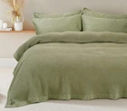 Покрывало Lotus Home. Rius Olive оливкового цвета-240х260