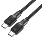 Кабель ACEFAST C10-03 Type-C to Type-C 3A 60W 1.2m silicone zinc connectors Black (6974316283119)