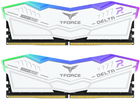 Оперативна пам'ять Team Group DDR5-6200 32768MB PC5-49600 (Kit of 2x16384) T-FORCE DELTA RGB White (FF4D532G6200HC38ADC01)