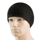 Шапка M-Tac Watch Cap Elite фліс (270г/м2) з липучкою Black XL