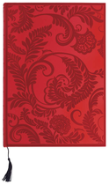 Notatnik Boncahier Ozdobny 0029-02 Velvet 21 x 29.5 cm 144 arkuszy Czerwony (9788416586851)