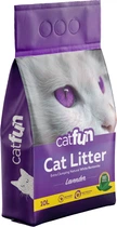 Наполнитель Catfun бентонитовый для кошачьих туалетов с ароматом лаванды 10 л (8683655071483)