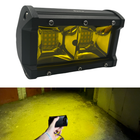 Світлодіодна додаткова LED крига фара жовтого кольору LD-3030-50W 128ММ 50ВТ