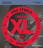 Струни для бас-гітар D'Addario EPS230 XL ProSteels Heavy (55-110)