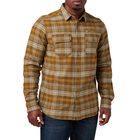 Сорочка тактична 5.11 Tactical® Lester Flannel Plaid Long Sleeve Shirt XL Field Green Plaid