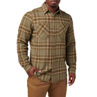 Сорочка тактична 5.11 Tactical® Silverwood Flannel Plaid Long Sleeve Shirt 2XL Tank Green Plaid