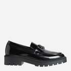 Loafersy damskie skórzane Calvin Klein Jeans YW0YW015030GT 39 Czarne (8720639183357)