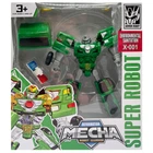Робот-трансформер Bambi Super Robot Deformator Mecha зеленый Игровой набор Полиция Х-001 (KKR-13Green)
