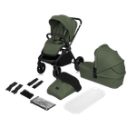 Универсальная коляска 2 в 1 Lionelo MIKA PLUS 2IN1 GREEN OLIVE