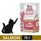Вологий корм для кішок Brit Care Soup Суп з лососем 75 г