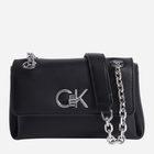 Сумка крос-боді жіноча зі штучної шкіри маленька Calvin Klein CKRK60K612546BEH Чорна (8720639574612)