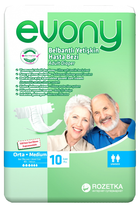 Підгузки для дорослих Evony 2 Medium 10 шт. (8690536804054)