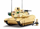 Конструктор для мальчиков SLUBAN M38-B0892 "Военный боевой ТАНК 29см с фигурками" 781 деталь